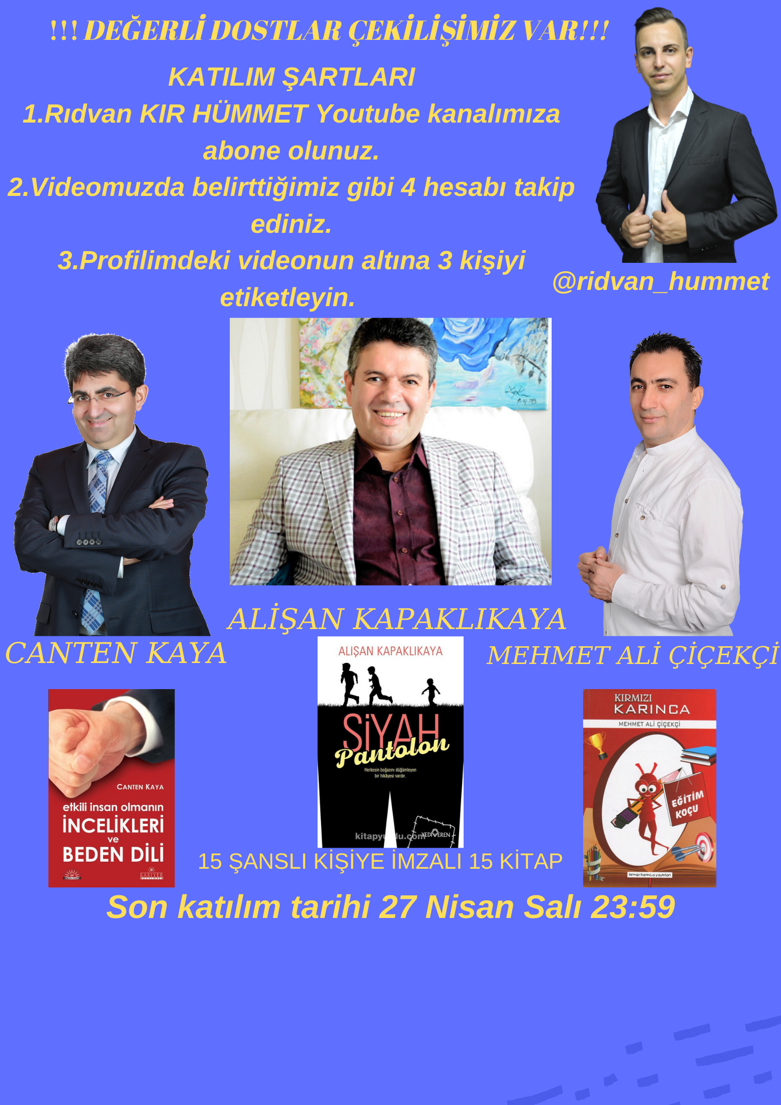 !!! BÜYÜK ÇEKİLİŞ !!!